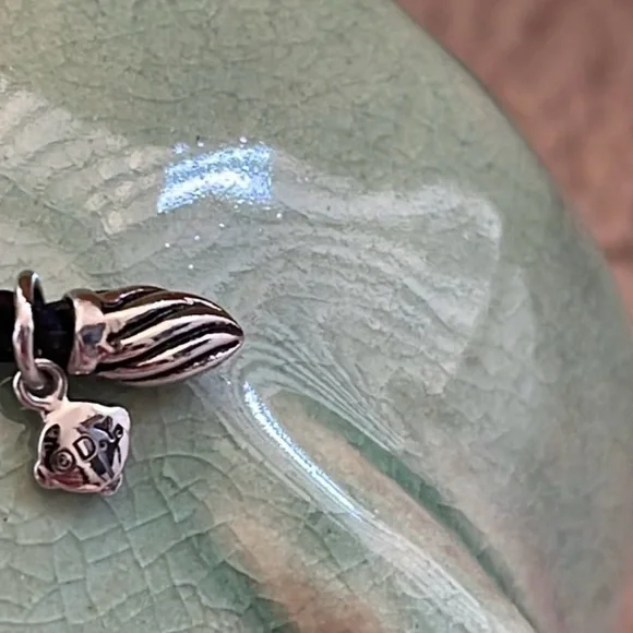 Authentic David Yurman Rob Adjustable Black Silver Bracelet Jewelry NWOT - Picture 3 of 5